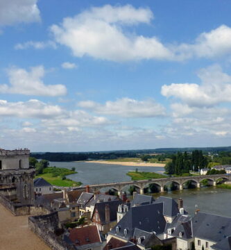 Vista de Amboise desde el Castillo