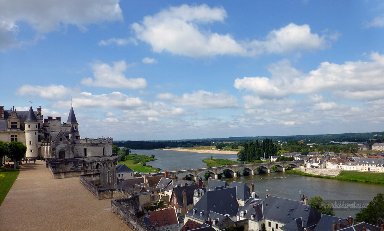 Vista de Amboise desde el Castillo