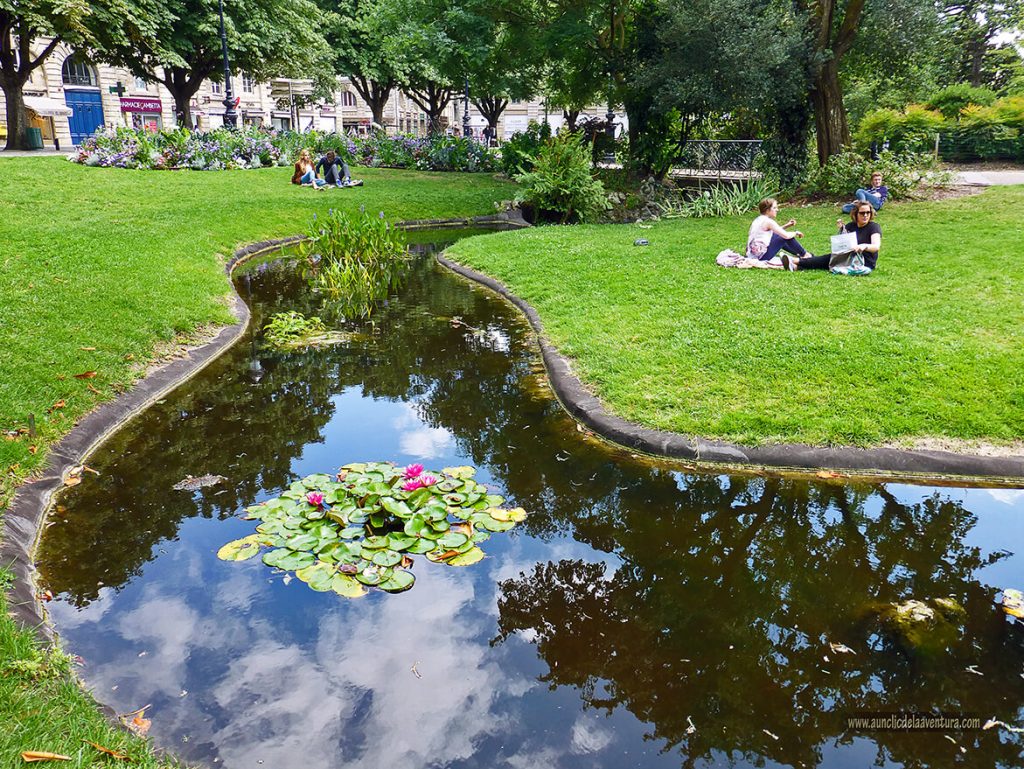 Jardín de la Plaza Gambetta - que ver en Burdeos