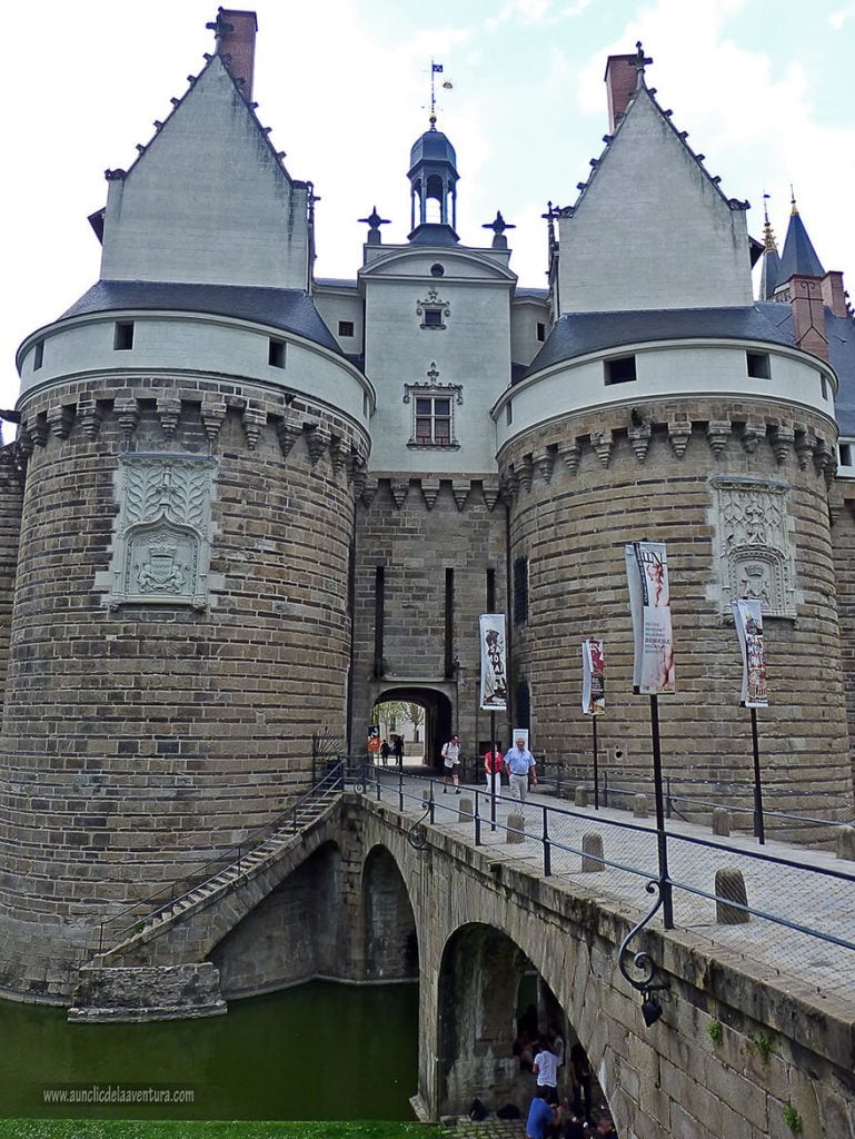 Château de los Duques de Bretaña en Nantes, ruta de los Castillos del Loira en coche