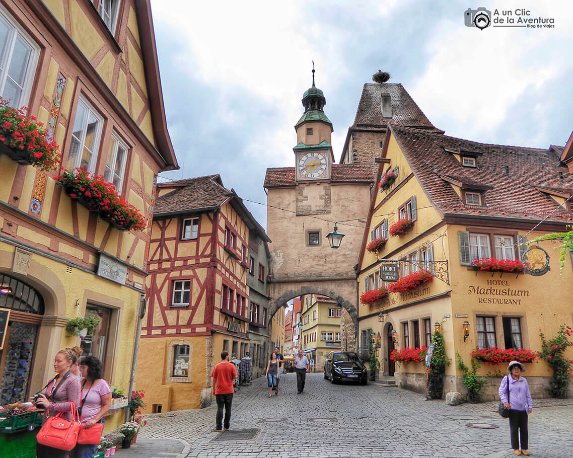 Arco de Roder y Torre de San Marcos - cómo visitar Rothenburg ob der Tauber