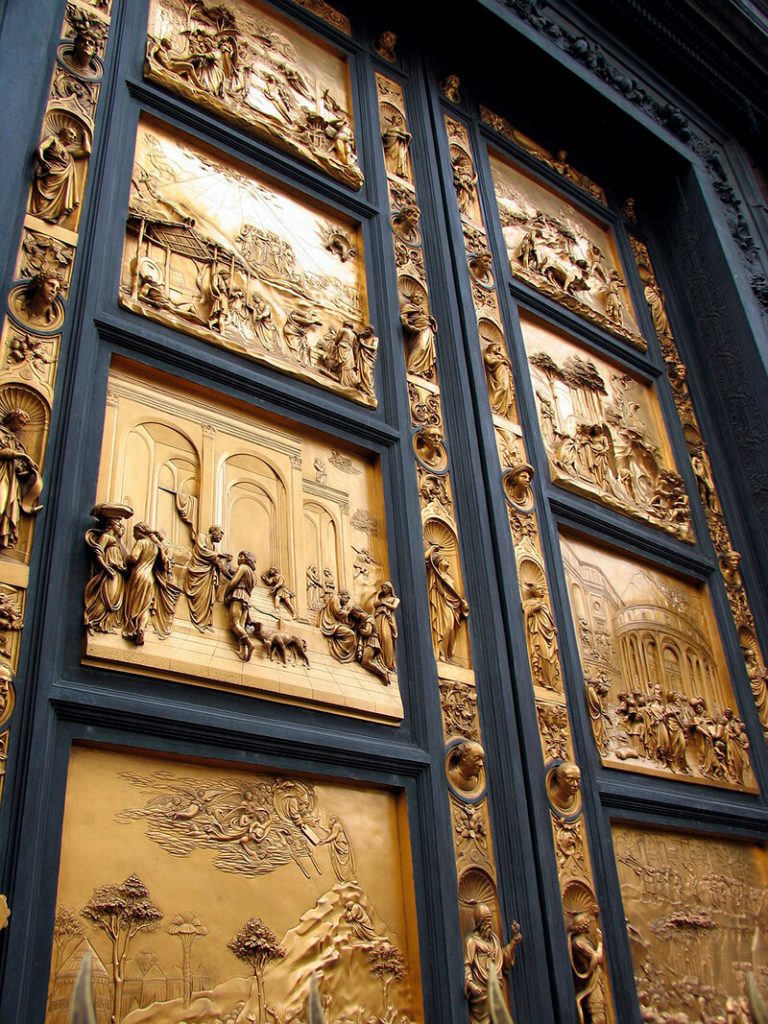 La Puerta del Paraíso del Baptisterio de San Giovanni - visitar Florencia La Puerta del Paraíso del Baptisterio de San Giovanni - visitar Florencia