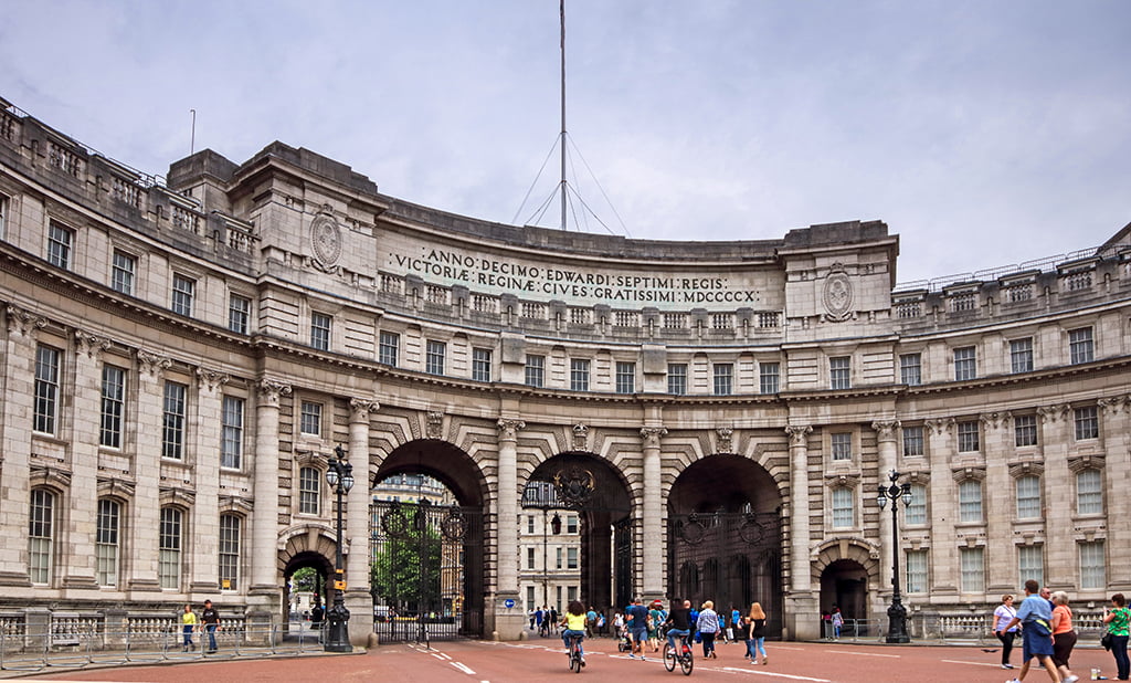 Admiralty Arch o Arco del Almirantazgo, Londres en dos días