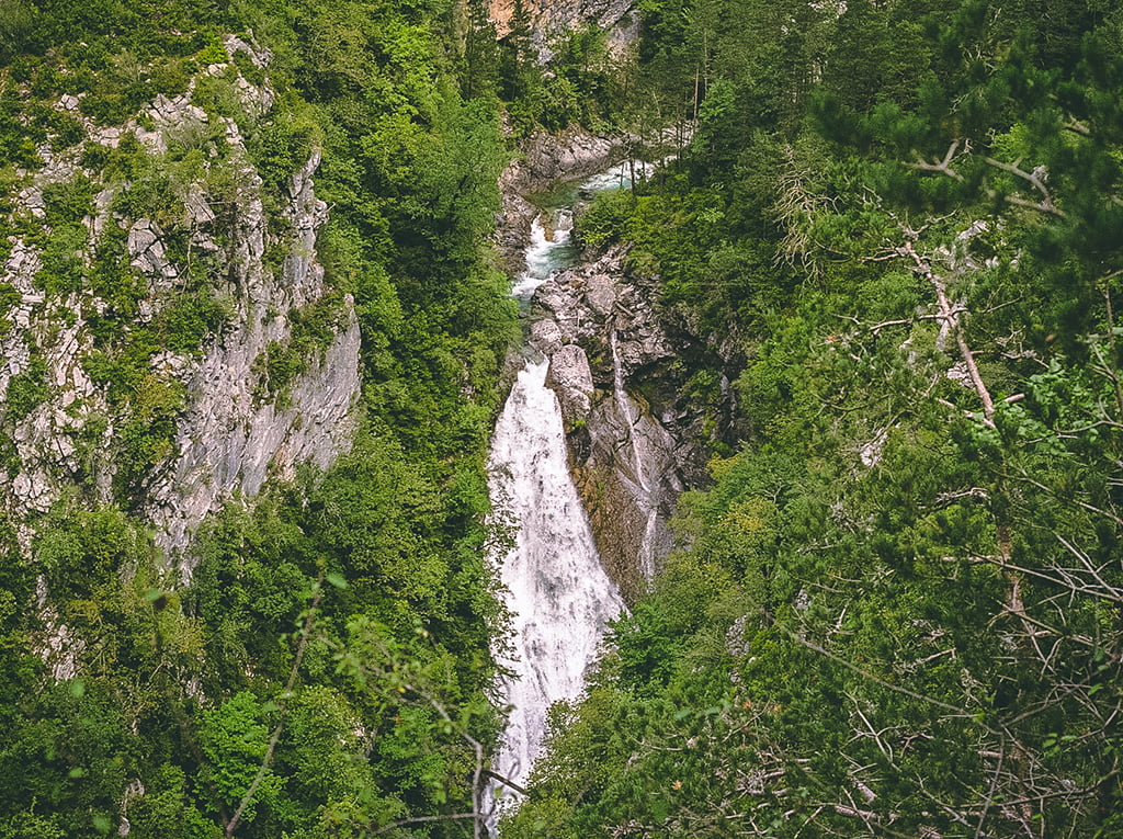 Cascada de Molinieto, Cascadas del Pirineo Aragonés