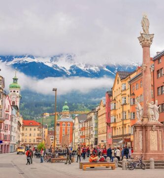 Innsbruck capital de los Alpes en el Tirol