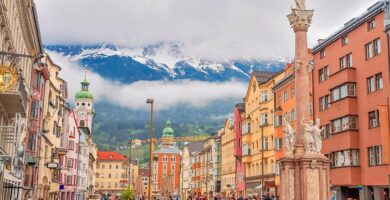 Innsbruck capital de los Alpes en el Tirol