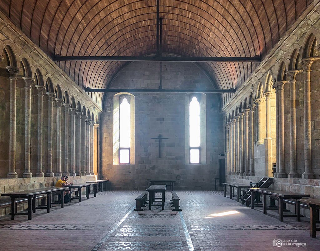 Refectorio de la Abadía del Mont Saint-Michel