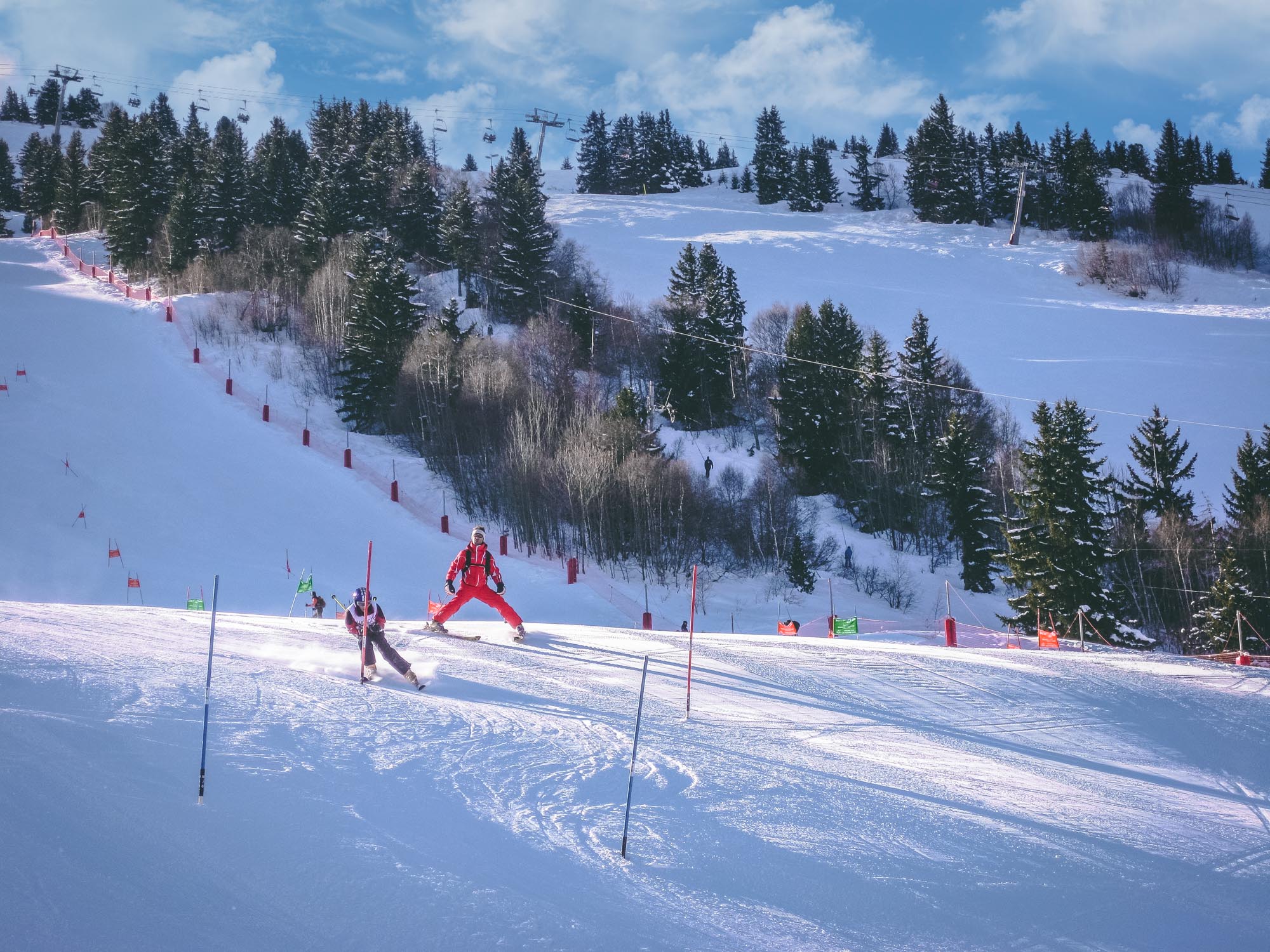 Esquí alpino modalidad slalom