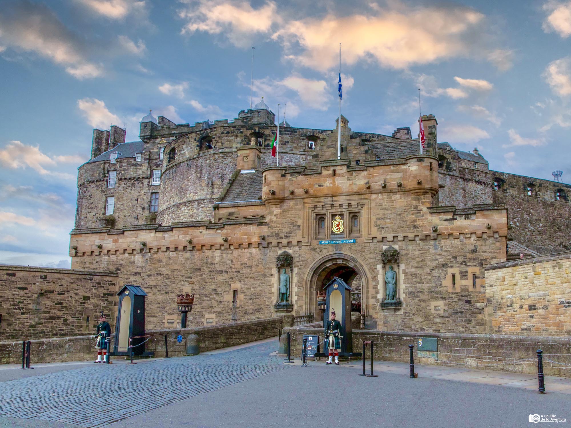Puerta de entrada al Castillo de Edimburgo