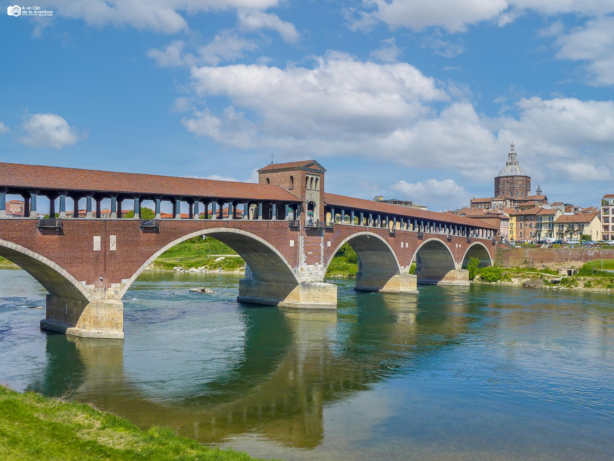 Puente cubierto de Pavía que ver en el norte de Italia