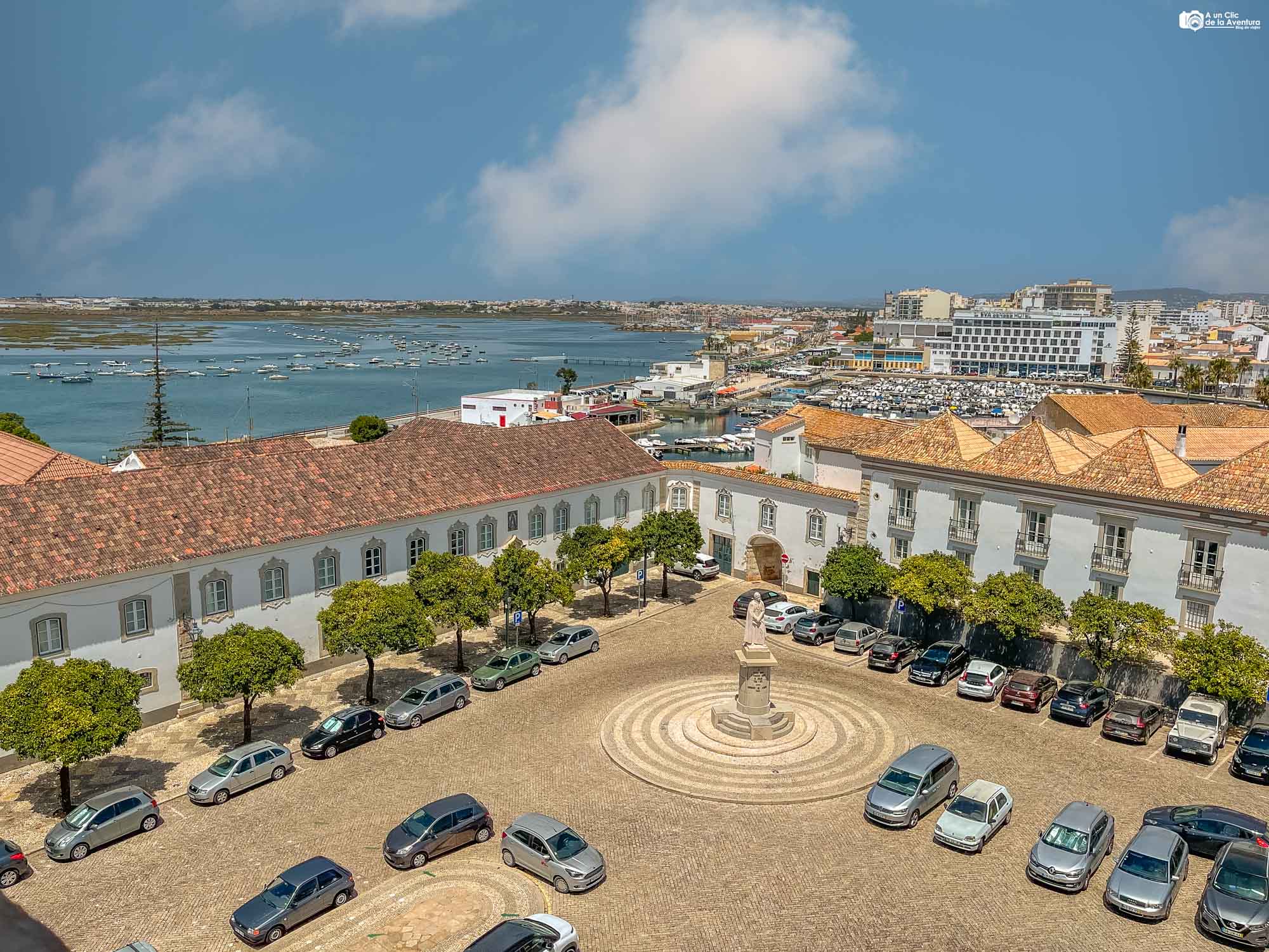 Vistas desde la Torre de la Catedral de Faro Portugal