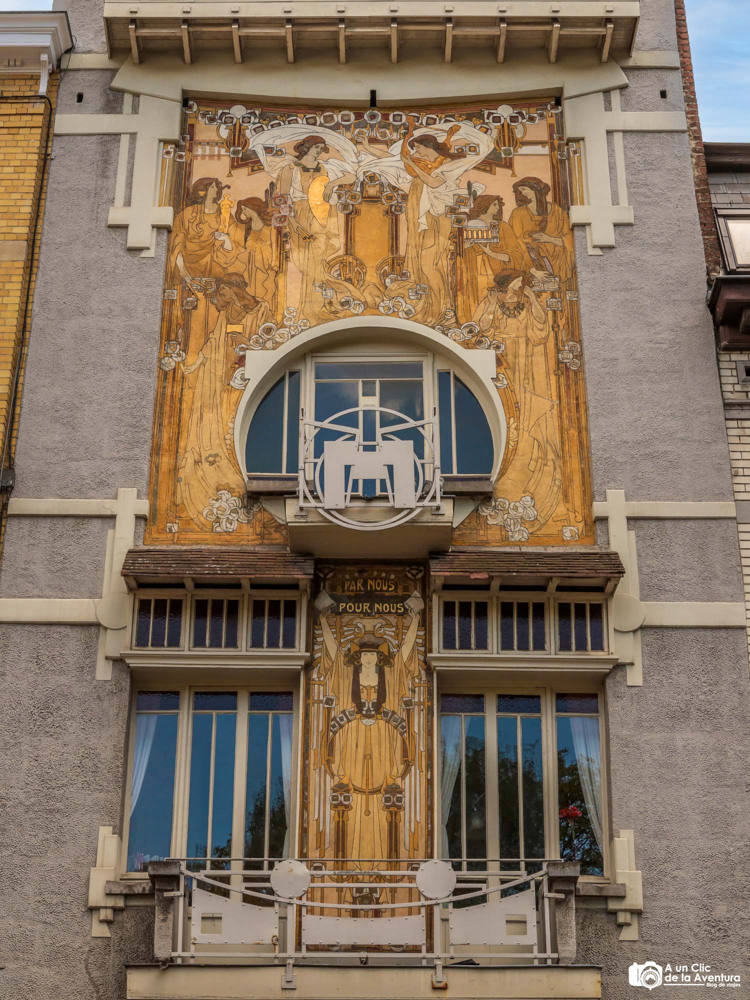 Maison Cauchie, uno de los máximos exponentes del Art Nouveau de Bruselas