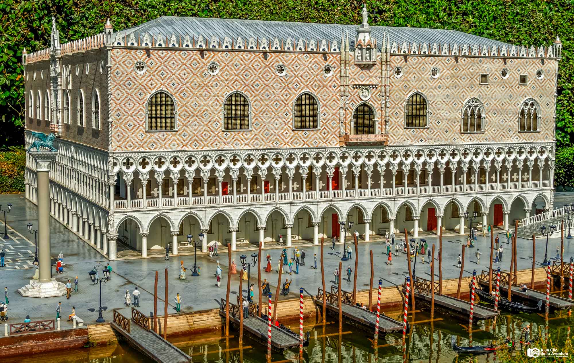 Maqueta del Palacio Ducal de Venecia en Mini Europe, que ver en Bruselas