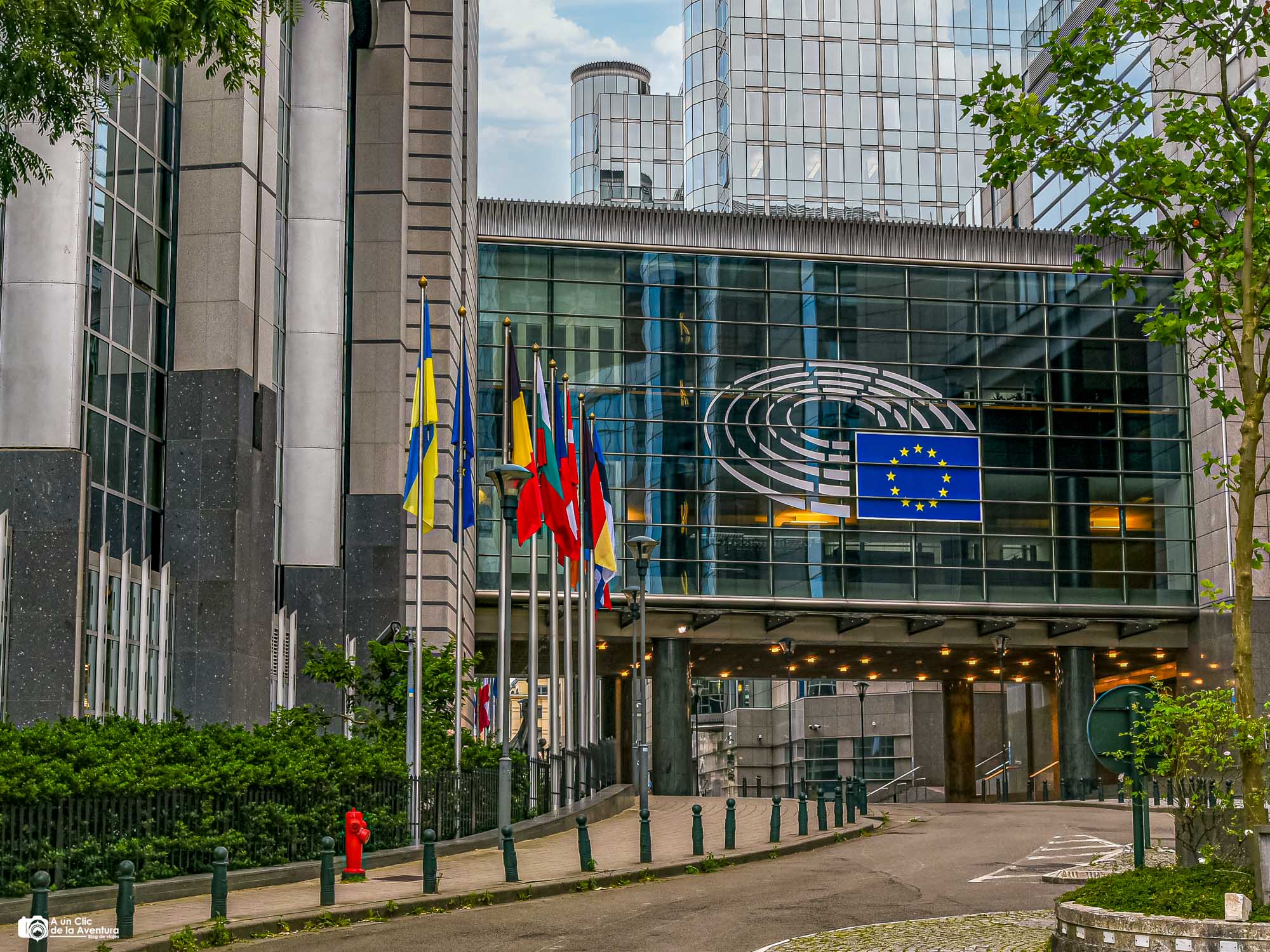 Entrada al Parlamento Europeo, que ver en Bruselas