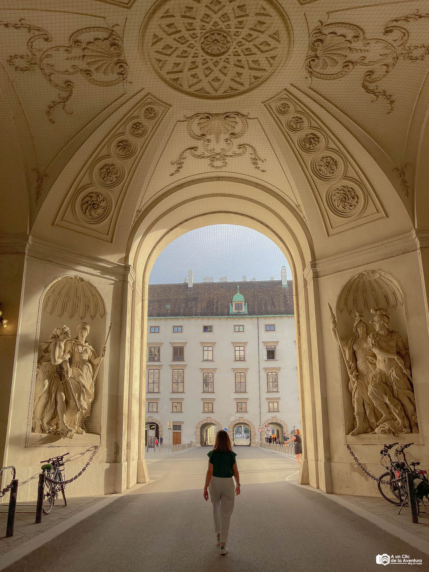Entrada al Palacio Hofburg Viena