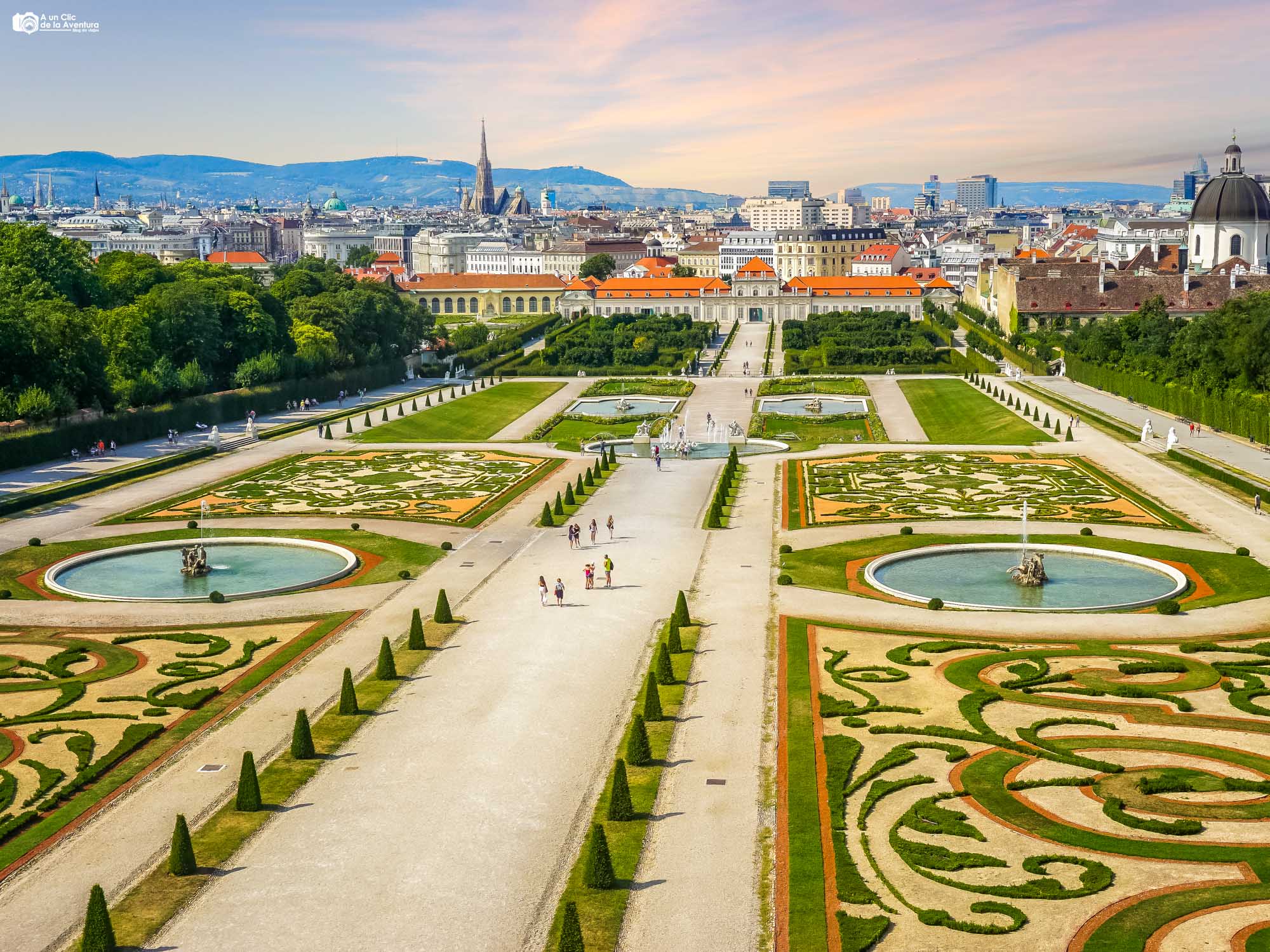 Jardines del Belvedere Viena