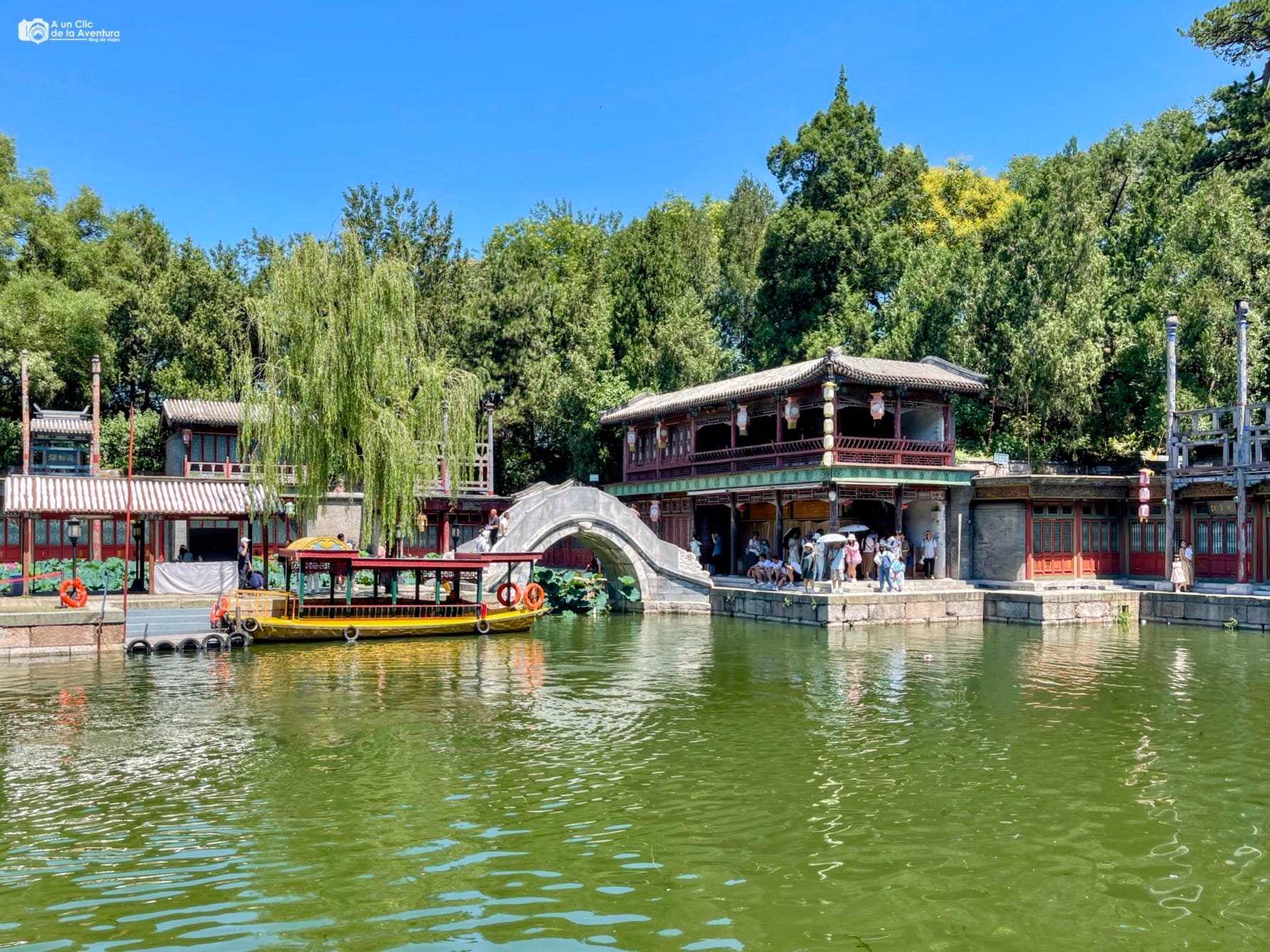 Calle Suzhou del Palacio de Verano de Pekín