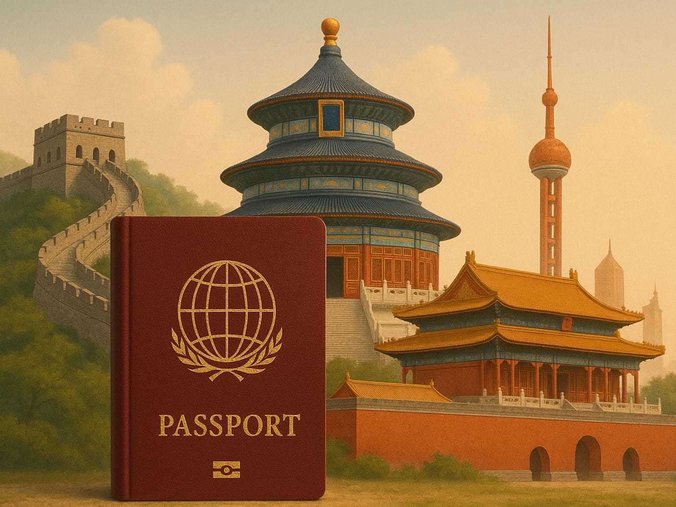 Documentación necesaria para viajar a China