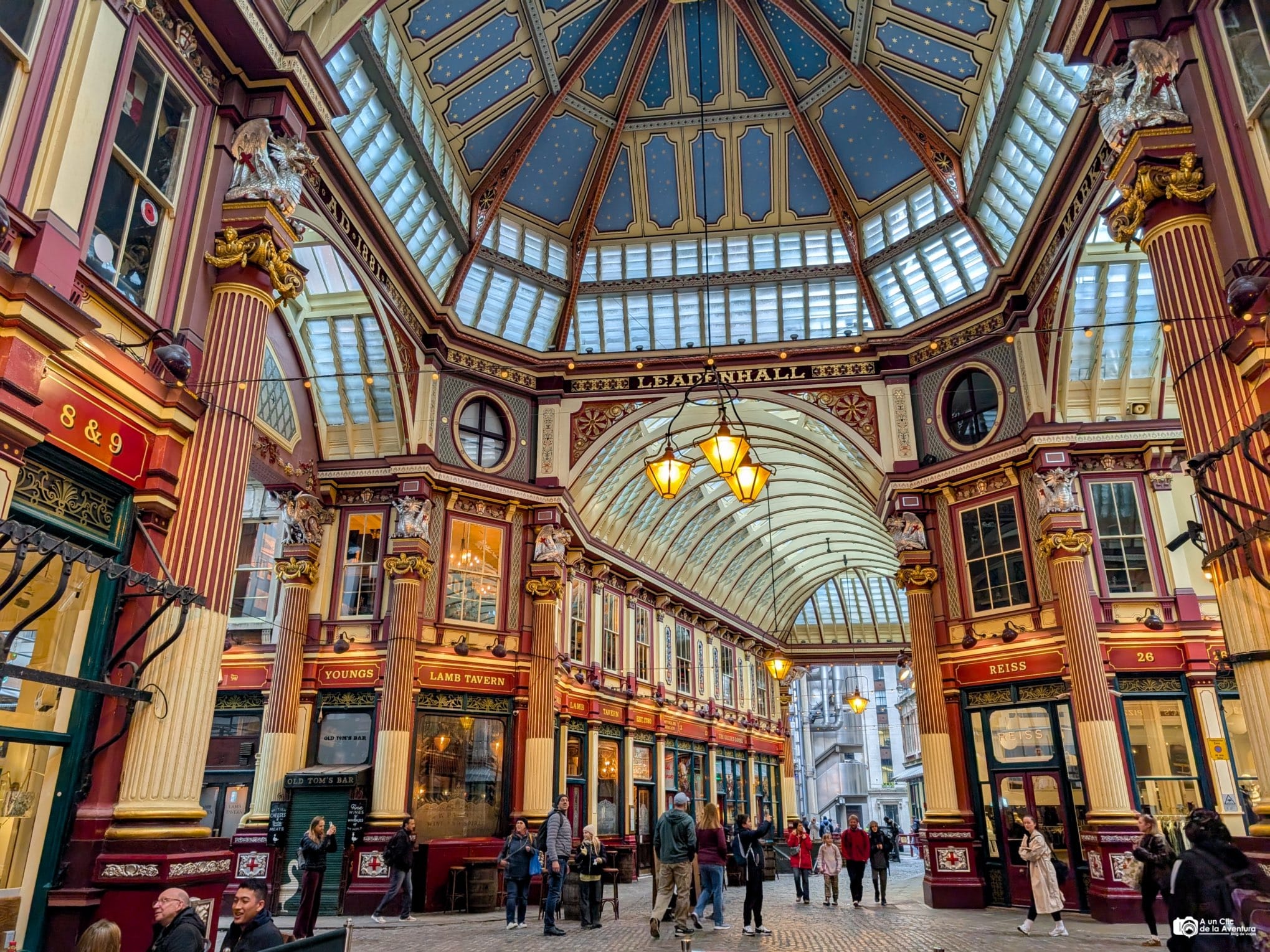 Interior del Leadenhall Market de Londres