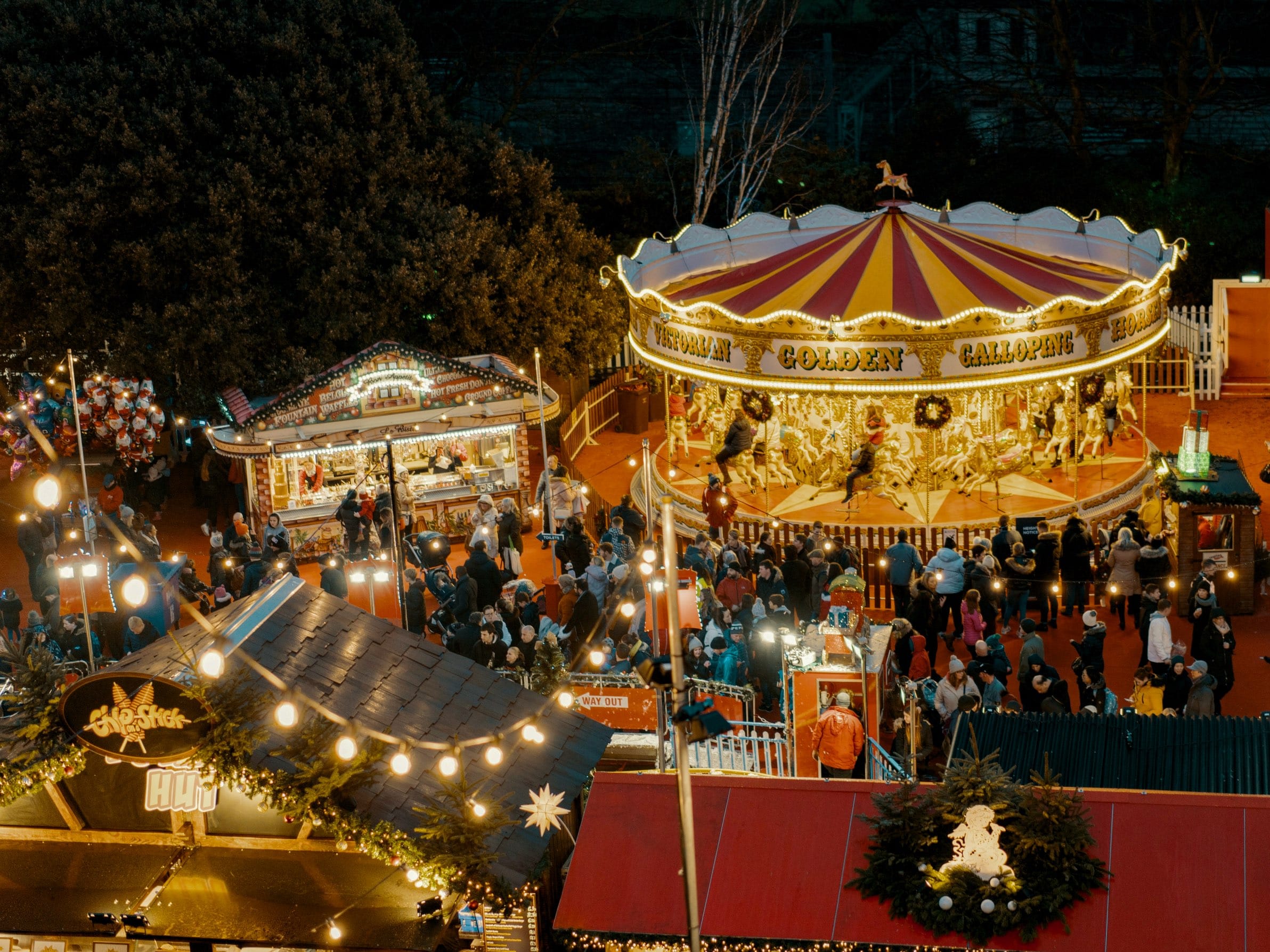 Mercado de Navidad de Edimburgo