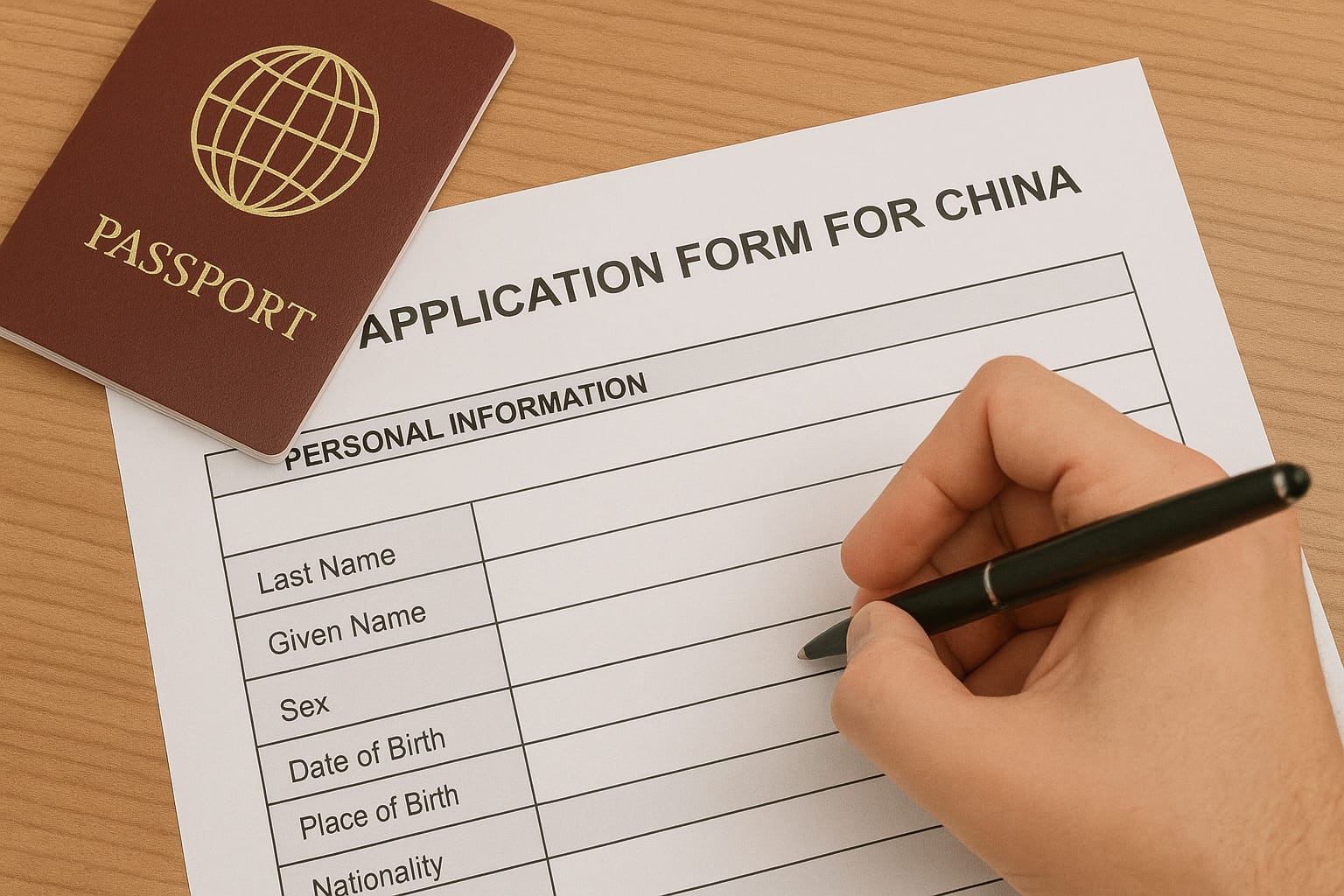 Visado para viajar a China