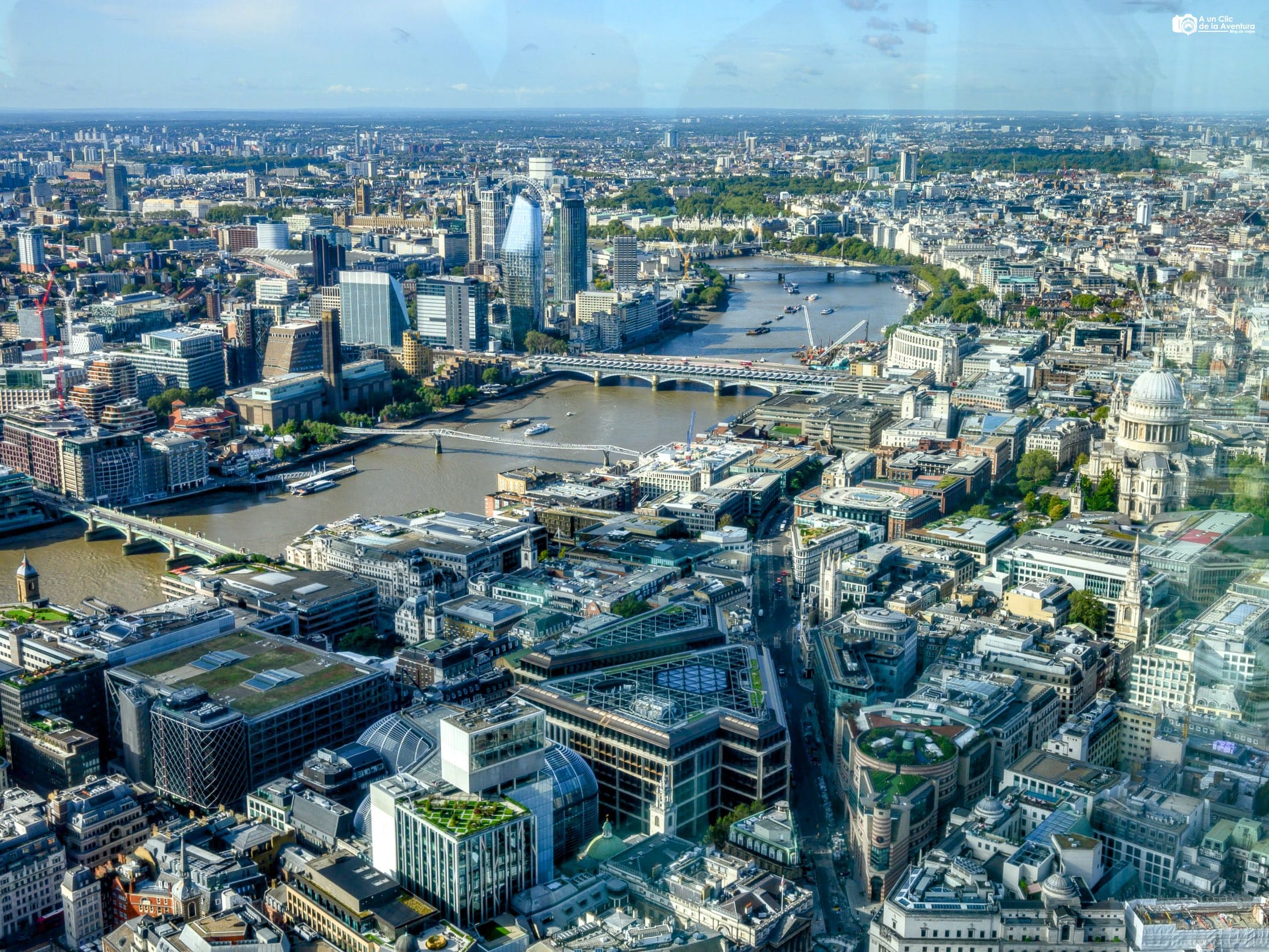 Vistas de Londres desde el mirador Horizon 22