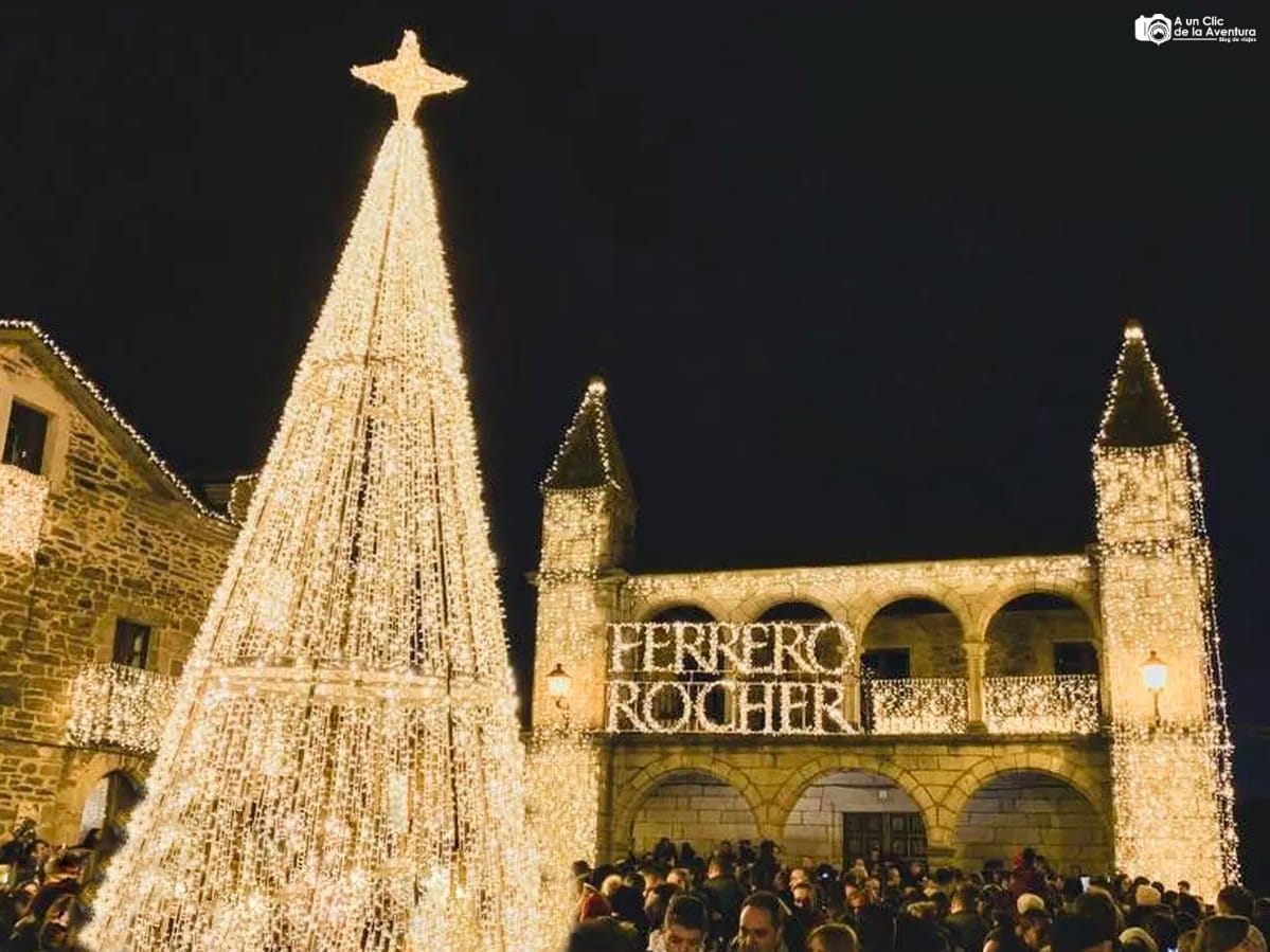 Iluminación de Navidad en Puebla de Sanabria
