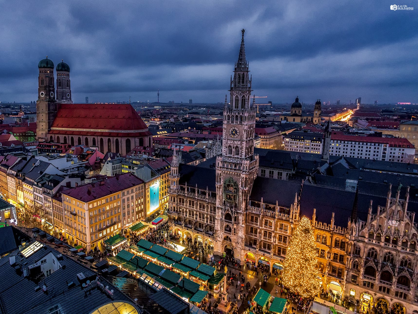 Christkindlmarkt de Marienplatz en Múnich