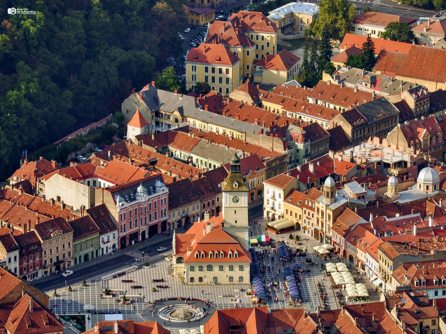 Vistas de Brasov desde el monte Tampa