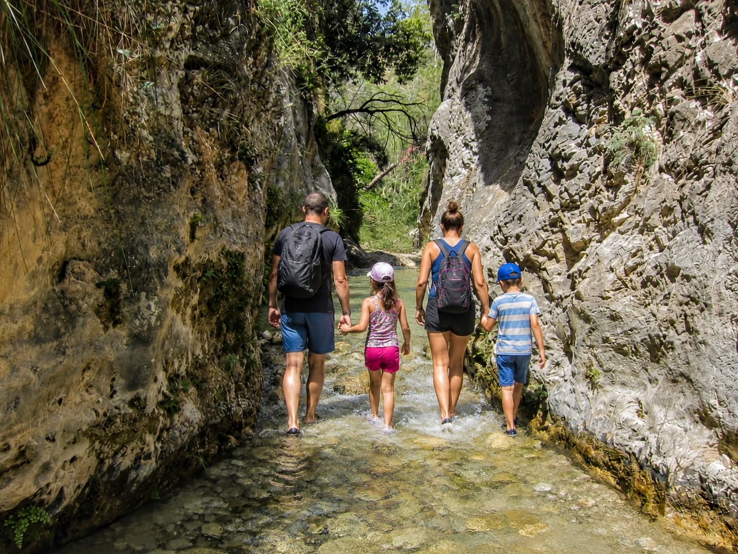 Senderismo en el río Chillar
